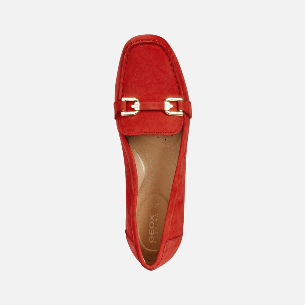 Geox Bayan Loafers Kırmızı - Annytah - ANT-739402